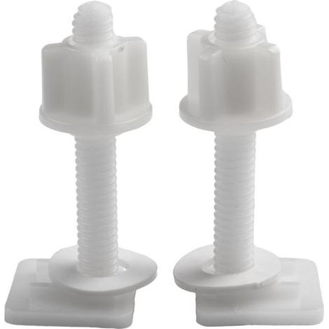 WC-Sitz-Reparaturset – Schrauben, Muttern, Unterlegscheiben – Für Standard-WC-Sitze – 1 Set (1/5)