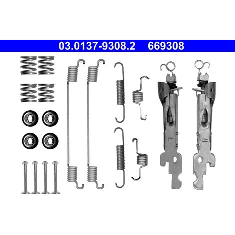 Kit d'accessoires, mâchoire de frein ATE 03.0137-9308.2 SMART 000 7487 V001