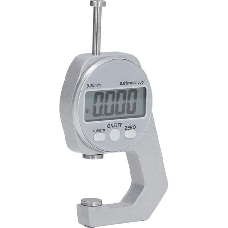 Jauge d'épaisseur numérique, pied à coulisse électronique, plage de mesure 0-20 mm avec écran LCD (1/5)