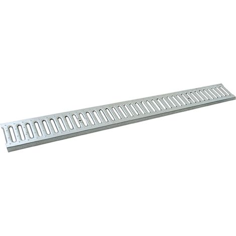 1PZ GRIGLIA ZINCATA PER CANALETTA A15 cm 99,5 x 12,6 x H. 2,0
