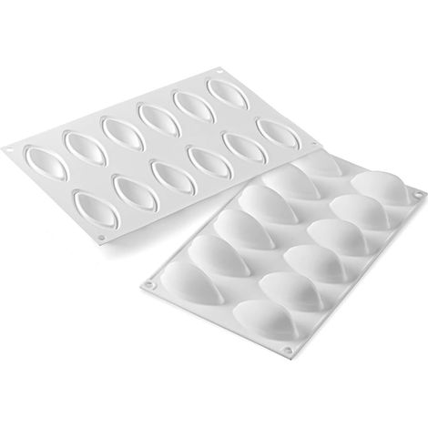 Silikon-Eisform mit 12 Fächern, Gelee-Mousse-Kuchenform (1/5)