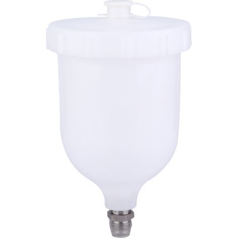 Pot de peinture de 600 ml pour pistolet à peinture, godet en plastique pour pistolet à peinture Evilbiss T EKNA Pro Pri FLG (1/4)