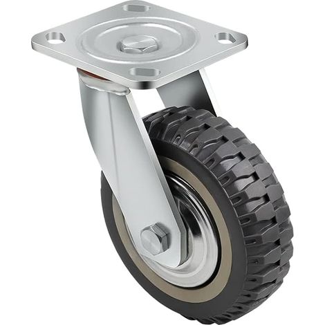 Roues de 150 mm de diamètre pour chariot, meubles, roulettes robustes, roulettes pivotantes (1/4)