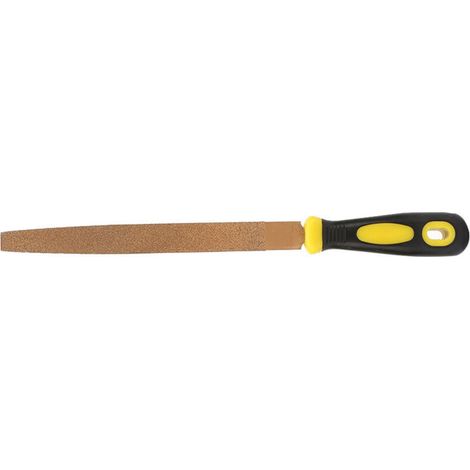 6'' à 12'' Limes diamantées à braser Râpe plate pour métal dur aiguiser affûter sculpter outils à main(8) (1/4)