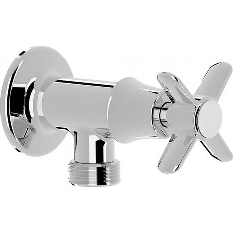 Robinet d'arrivée d'eau pour lave‑linge sortie filetage 3/4” - TRES 24250001 (1/2)
