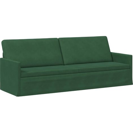 3 Seater Sofa Jungle Green 220 x 81 x 82 cm Corduroy Fabric vidaXL (1/5)