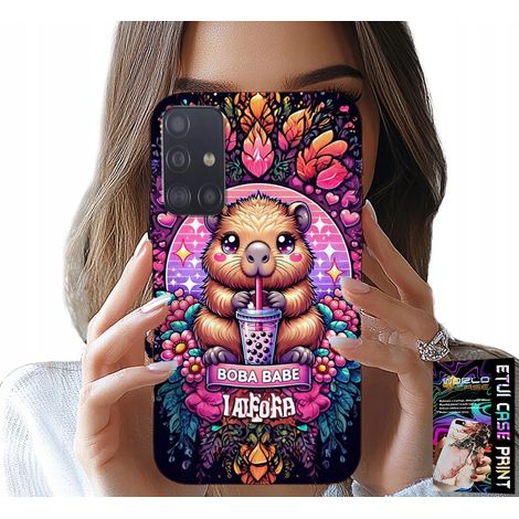 Custodia per Samsung Galaxy A71 - dolce capibara con sceicco, fantastici motivi (1/5)