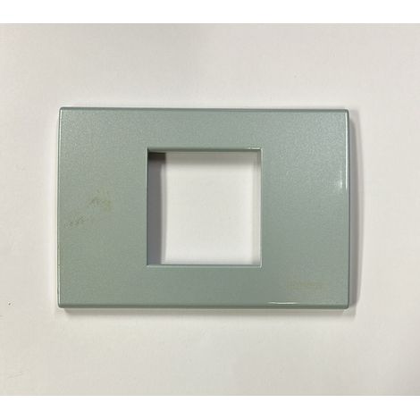 BTICINO - PLACCA 2 MODULI AZZURRO PERLAN4819AN