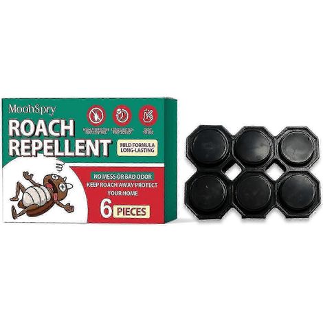 Répulsif anti-cafards, lot de 6, à la menthe poivrée, pour la protection de votre intérieur. (1/4)