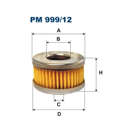 Filtro carburante PM999/12