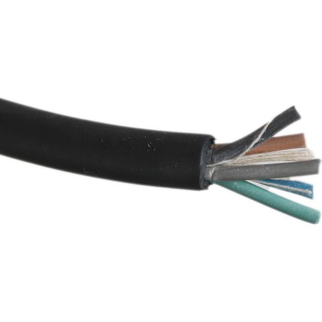 Câble d'alimentation RS PRO 5G1,5 mm², gaine CPE Noir, Retardant à la flamme, 100m ( Prix pour Bobine de 100 Mètres ) (1/2)