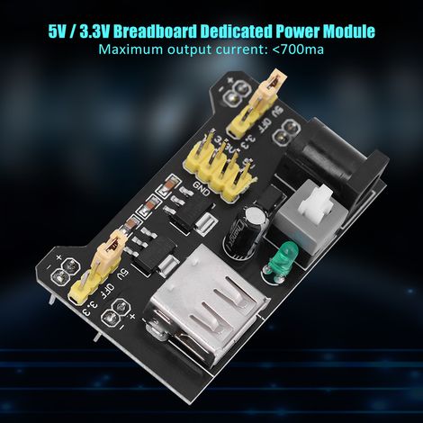 Lot de 5 modules d'alimentation 5V/3,3V dédiés pour plaque d'essai (1/5)