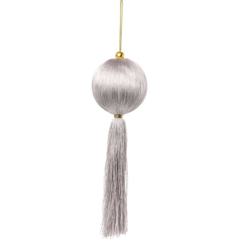 ARPIMEX Sfera Natale con Decoro 9 ,5 x 9,5 x 30 Cm Grey