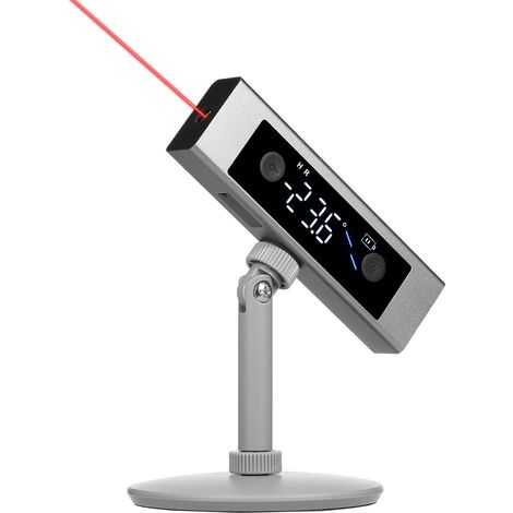 Medidor de ángulo digital recargable, inclinómetro de luz roja LD de alto brillo con retroiluminación para herramientas de medición (n.° 2) (1/5)