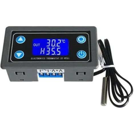 Régulateur de Température Numérique 12V 24V Module de Contrôle de Température Haute Précision Refroidissement et Chauffage Tableau de Commutation Automatique\nMarque : Taikuwu (1/5)