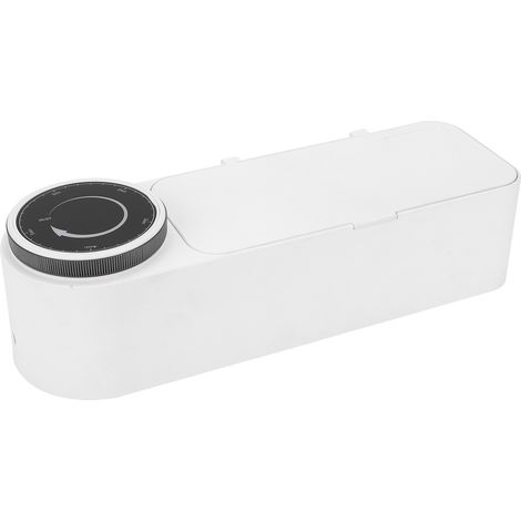 Mini nettoyeur à ultrasons haute fréquence 650 ml, cuve ultrasonique, appareil de nettoyage de salle de bain MK188 blanc, prise UE, 220-240 V CA (1/5)