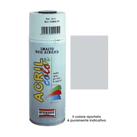 SMALTO SPRAY ACRIL COLOR AREXONS - GRIGIO CHIARO RAL 7035 ML 400- 6 pezzi