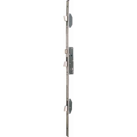 Multiblindo Inox ISEO 3-Punkt-Schloss mit umkehrbarem Riegel - U-Stulp 1860x24x6 - Achse 25 - 795101252