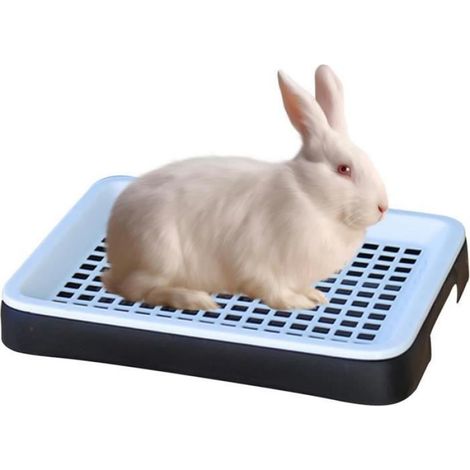 Bac à litière pour Lapin, bac à Pipi Portable, bac à litière pour Cochon d'Inde, Hamster,cochons d'Inde,Oiseaux,Fournitures Animaux (1/4)