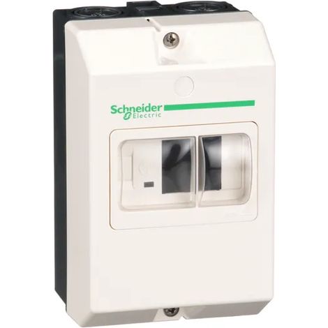 Schneider Electric – Coffret électrique nu étanche IP55 – Compatible disjoncteur moteur GV2ME – Façade souple pour commande directe – Pour installations industrielles
