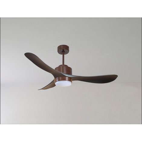 Twist, Ventilateur déstratificateur d'air, pales bois clair 166 Cm Moteur noir, sans lumière (1/5)