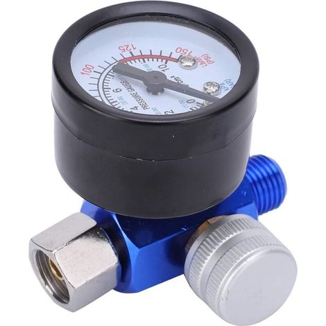 Accessoires pour outils pneumatiques avec manomètre pour pistolet à peinture 1/4 pouce, régulateur de pression d'air (1/5)