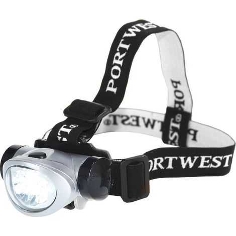 Lampada frontale LED Argento