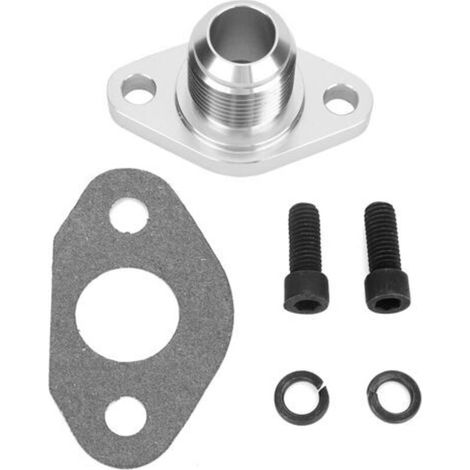 Bride de retour Turbo en aluminium 12 AN Bride de retour de vidange d'huile Turbo pour T3 T4 T3/4 T04 GT40 GT50 GT55
