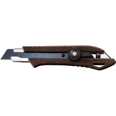 Cutter Olfa Woody avec lame 18 mm réglable par molette - CARPENTRAS SIGN - OL25200