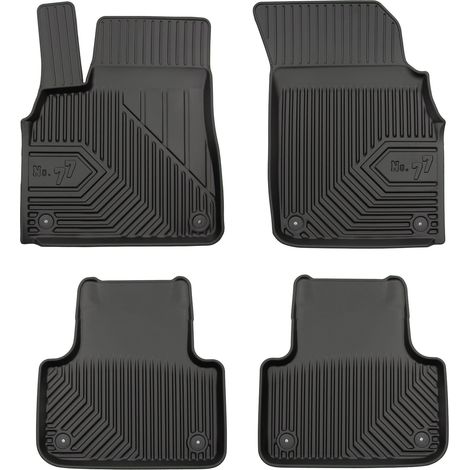 Tapis de Sol de Voiture No.77 pour Audi Q8 2018-2025 TPE Antidérapant Noir 4Pcs (1/5)