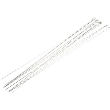 OMABETA Fil d'artisanat 20pcs Fil d'Acier Artisanal Matériel Bricolage Pliable de bricolage tresse Aiguille courte en acier (1/5)