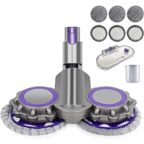 Hocheffizienter Reinigungskopf, kompatibel mit Dyson Staubsaugern V7, V8, V10, V11 und V15. Trocken- und Nasswischkopf mit Wassertank. (1/4)