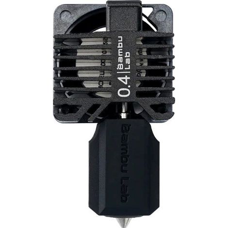 Hotend assembly Bambu Lab acciaio temprato 0.4mm ventilatore termistore