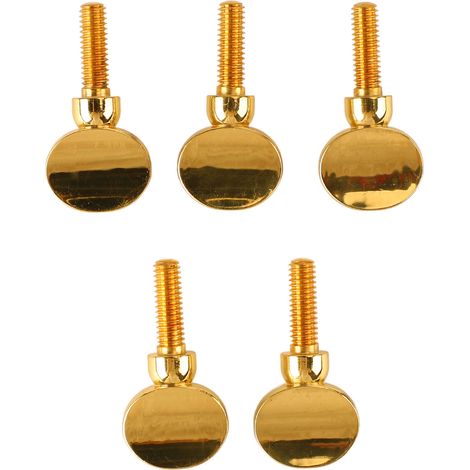 Vis de Fixation pour Embouchure de Saxophone en Laiton Résistant - Lot de 5 Pièces de Rechange (1/5)