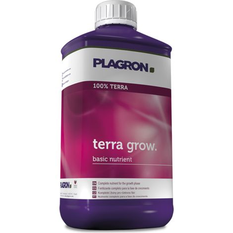 Engrais Terra GROW croissance 1 litre – NPK 3-0-3 – Pour systèmes d'arrosage et substrats variés – Absorption rapide et solubilité élevée – Plagron (1/3)