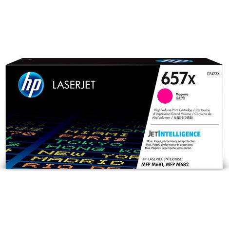 Toner HP 657X Magenta per LaserJet Enterprise MFP M681 - Compatibile con HP 0889894325525 (1/4)