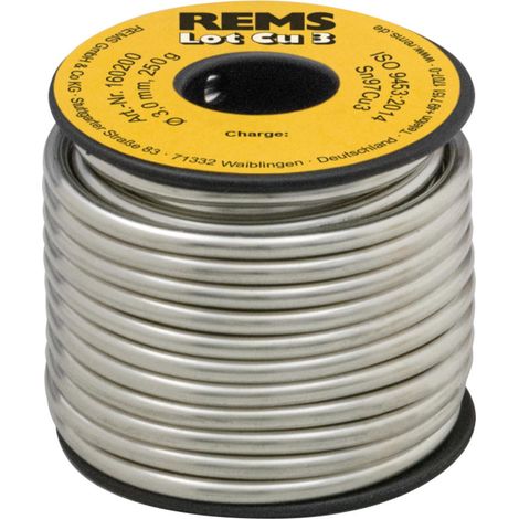 Lega saldante dolce sn97cu3 senza piombo rems lot cu 3 160200r