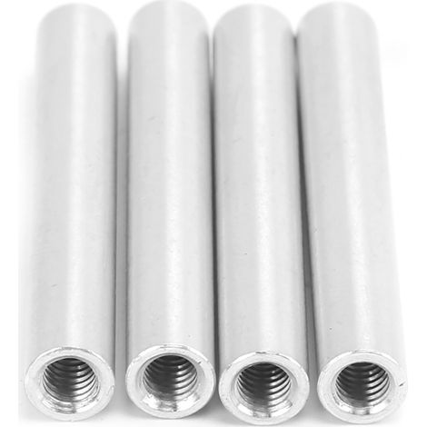 Support Colonne M4x0.7mm Aluminium 4 Pièces Entretoise Femelle Extension Vis Accessoire Robot (1/5)