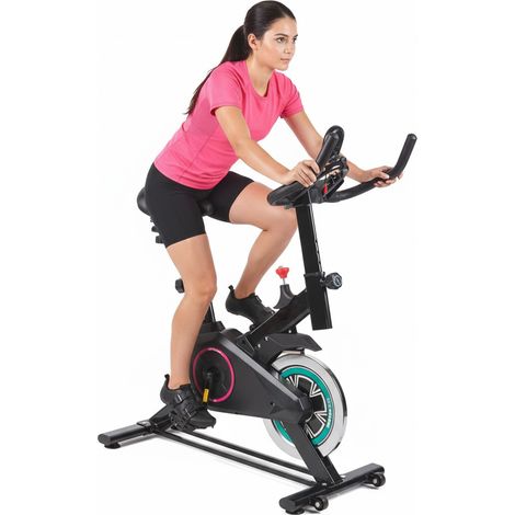 Indoor Bike Professionale – Telaio In Acciaio E Display Con Supporto Telefono
