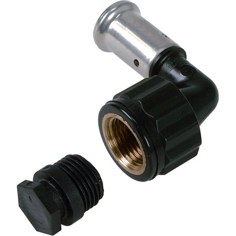 Coude multicouche à visser Henco - Femelle 1' 1/4 - Diamètre 40 mm - PVDF (1/2)