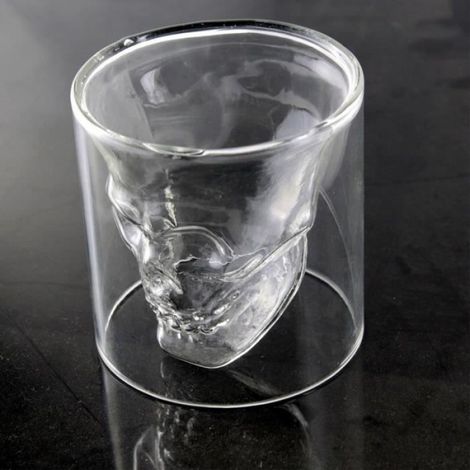 Verre - Tête De Mort - Verre Borosilicate - 74 ml - 4 Pièces (1/4)