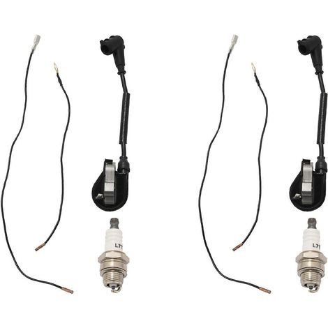 2 bobines d'allumage avec bougie pour Stihl 024 026 028 029 034 036 038 039 044 048 Ms240 Ms260 Ms290 Ms310 Ms360 (1/5)