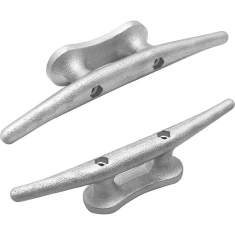 Taquet de quai marin en aluminium antirouille de 10,2 cm/15,2 cm/20,3 cm/25,4 cm pour l'amarrage sécurisé du navire et le matériel de quai de style intérieur (1/5)