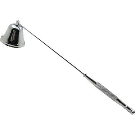 Kerzenlöscher, Edelstahl, Langstiel-Design, SILBER (1/2)