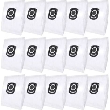 Paquete de 15 bolsas para aspiradora Rowenta Hygiene+ ZR200520 ZR200720 Swirl R39. Bolsas para polvo Rowenta Compact Power, X-Trem Power y Silence Force (RO64xx RO63xx RO68xx RO39xx) - Crezuo (1/4)