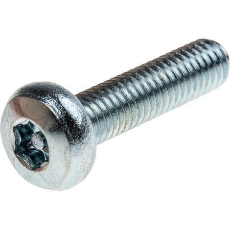 Vis de sécurité inviolable, M5 x 20mm, tête Cylindrique, en Acier ( Prix pour Sachet de 100 ) (1/2)