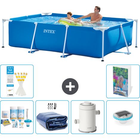 Rechteckiger Frame Pool - 260x160x65 cm - 7-teilig S54