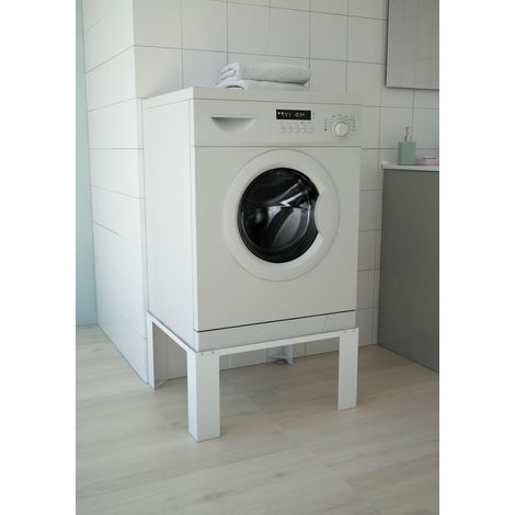 respekta Rehausse pour lave-linge Socle pour lave-linge 2435035 blanc (1/4)