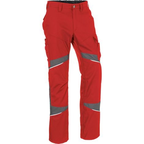 Kübler Hose ACTIVIQ cotton+ mittelrot/anthrazit Gr. 94 (1/2)