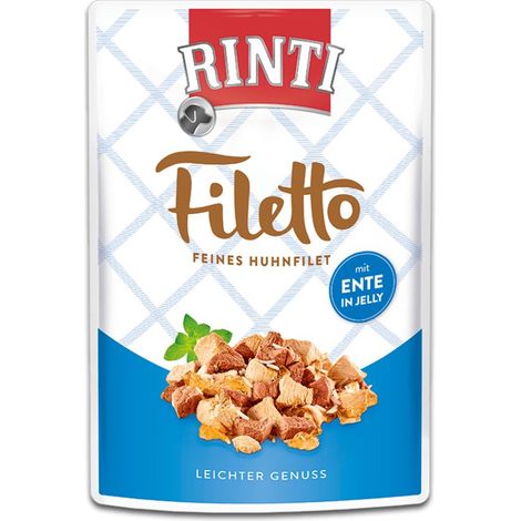 Rinti Filetto Filetes de pollo en gelatina - sobre de 100 g - con pato 100 g